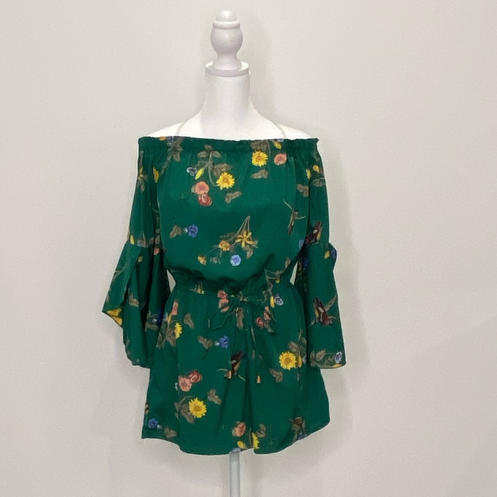 Women’s Floral Off-the-shoulder Romper